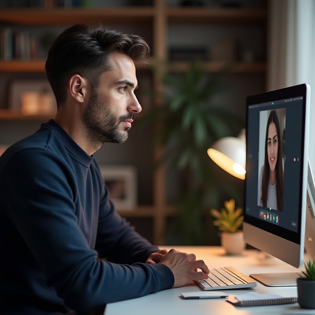Online-Coaching-Sitzung via Videoanruf für Freiberufler